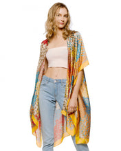 Load image into Gallery viewer, Yellow Silky Kimono