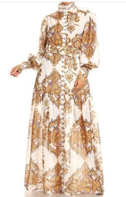 Load image into Gallery viewer, Paisley Maxi Dress/Kimono