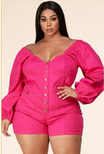 Load image into Gallery viewer, Hot Pink Romper