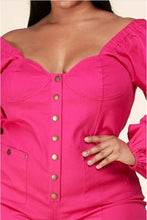 Load image into Gallery viewer, Hot Pink Romper