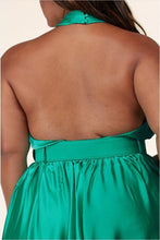 Load image into Gallery viewer, Teal Halter Jumpsuit