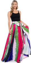 Load image into Gallery viewer, Colorblock Belted Maxi Skirt