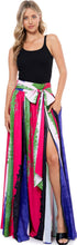 Load image into Gallery viewer, Colorblock Belted Maxi Skirt