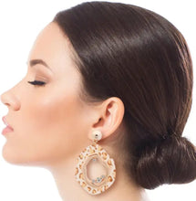 Load image into Gallery viewer, Brown Leopard Earrings