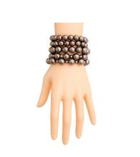 Load image into Gallery viewer, Metallic Hematite Pearl Bracelets