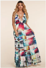 Load image into Gallery viewer, Artwork Maxi Dress