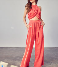 Load image into Gallery viewer, Sleeveless Wide leg Pants Set